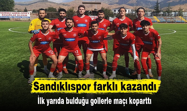 Sandıklıspor farklı kazandı