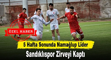 Sandıklıspor Zirveyi Kaptı