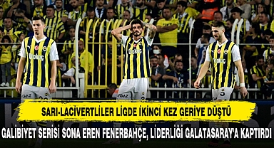 SARI-LACİVERTLİLER LİGDE İKİNCİ KEZ GERİYE DÜŞTÜ