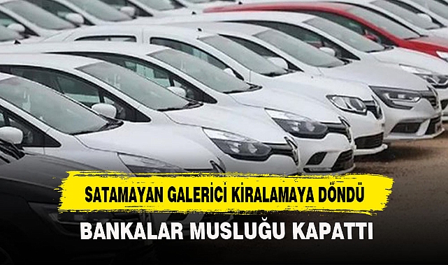 SATAMAYAN GALERİCİ KİRALAMAYA DÖNDÜ