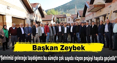 “Şehrimizi geleceğe taşıdığımız bu süreçte çok sayıda vizyon projeyi hayata geçirdik”