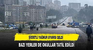 Şiddetli Yağmur Uyarısı Bazı Yerlerde Okullar Tatil