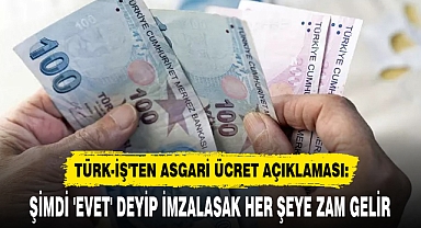 ŞİMDİ 'EVET' DEYİP İMZALASAK HER ŞEYE ZAM GELİR