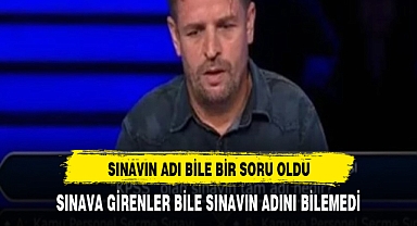 Sınavın adı bile 100 bin tl değerinde