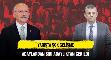 SON DAKİKA ADAYLARDAN BİRİ YARIŞTAN ÇEKİLDİ
