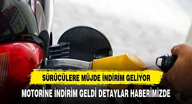 Sürücüler dikkat motorine indirim geldi