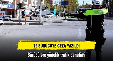 Sürücülere yönelik trafik denetimi