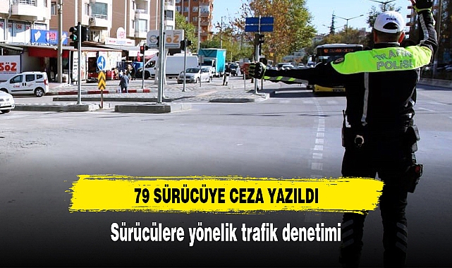 Sürücülere yönelik trafik denetimi