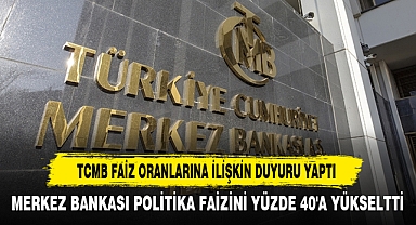 TCMB Faiz Oranlarına İlişkin Duyuru Yaptı