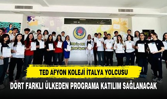 TED AFYON KOLEJİNDEN ERASMUS PROGRAMI