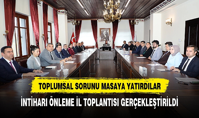 Toplumsal bir sorun alanı haline gelen "intihar" ele alındı