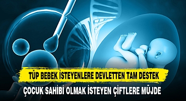 Tüp Bebek İsteyenlere Devletten Tam Destek