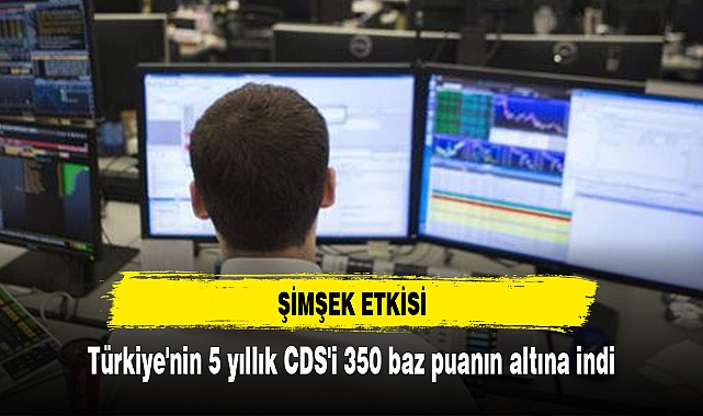 Türkiye'nin 5 yıllık CDS'i 350 baz puanın altına indi