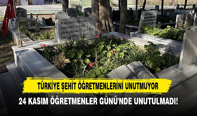 Türkiye Şehit Öğretmenlerini Unutmuyor
