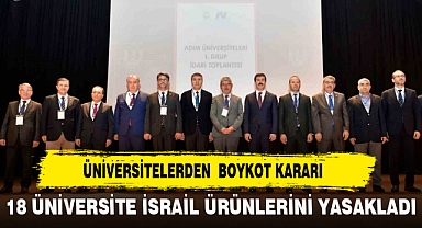 ÜNİVERSİTELERDEN BOYKOT KARARI