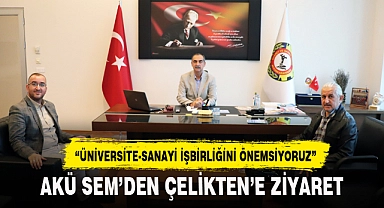 "Üniversite-sanayi işbirliğini önemsiyoruz"