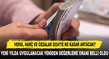 VERGİ, HARÇ VE CEZALAR 2024'TE NE KADAR ARTACAK?