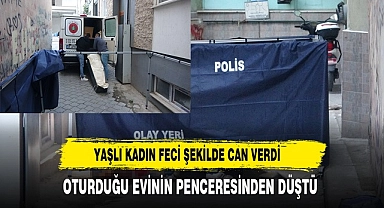 YAŞLI KADIN FECİ ŞEKİLDE CAN VERDİ