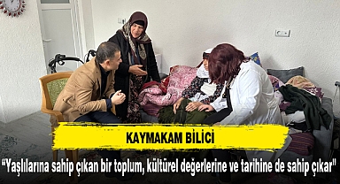 “Yaşlılarına sahip çıkan bir toplum, kültürel değerlerine ve tarihine de sahip çıkar”