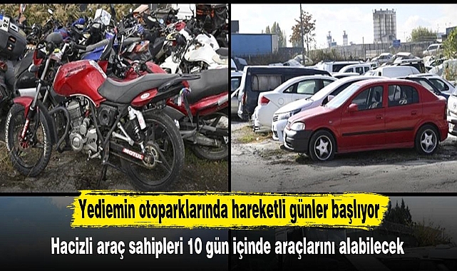 Yediemin otoparklarında hareketli günler başlıyor