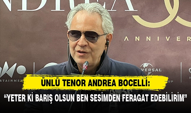 “YETER Kİ BARIŞ OLSUN BEN SESİMDEN FERAGAT EDEBİLİRİM”