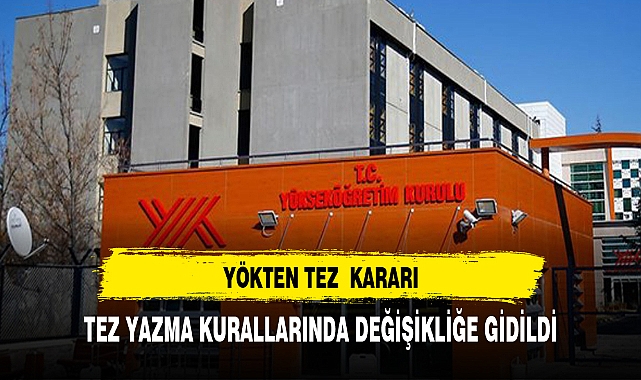 YÖK: Öğretim dili Türkçe olan programlarda farklı bir dilde tez yazılabilecek