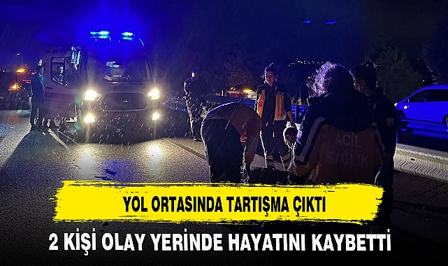 YOL ORTASINDA TARTIŞMA ÇIKTI