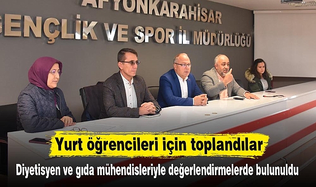 Yurt öğrencileri için toplandılar