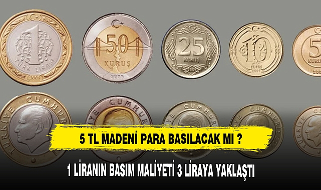1 LİRANIN BASIM MALİYETİ 3 LİRA OLDU