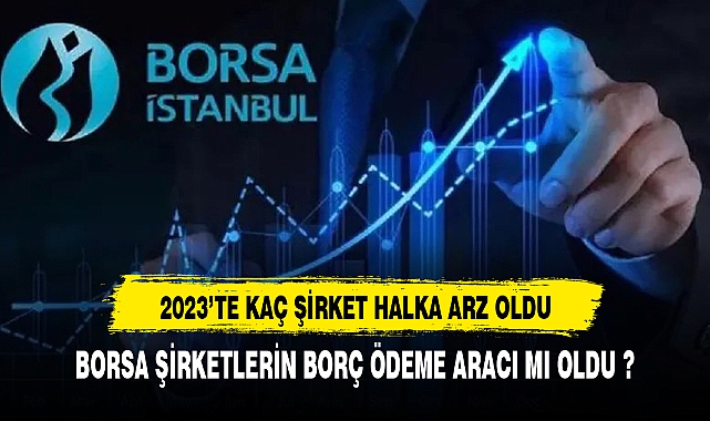 2023'TE KAÇ ŞİRKET HALKA ARZ OLDU ?