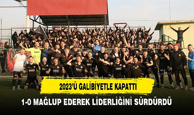 2023’Ü GALİBİYETLE KAPATTI