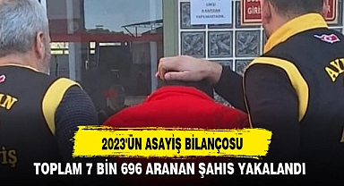 2023'ÜN ASAYİŞ BİLANÇOSU