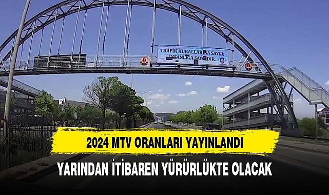 2024 yılı motorlu taşıtlar vergisi Resmi Gazetede yayımlandı