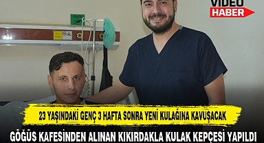23 Yaşındaki Genç 3 Hafta Sonra Yeni Kulağına Kavuşacak