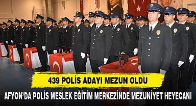 439 Polis Adayı Mezun Oldu