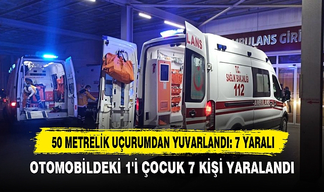 50 Metrelik Uçurumdan Yuvarlandı