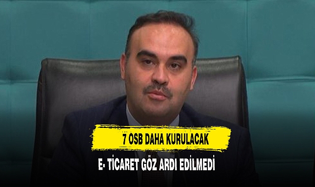 7 OSB DAHA KURULACAK