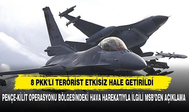 8 Pkk'lı Terörist Etkisiz Hale Getirildi