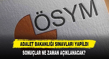 Adalet Bakanlığı Sınavları Yapıldı