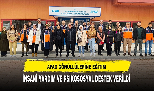 AFAD GÖNÜLLÜLERİNE EĞİTİM