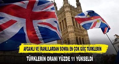 Afgan ve İranlı'lardan sonra İngiltere'ye en çok kaçak göç yapan Türkler oldu