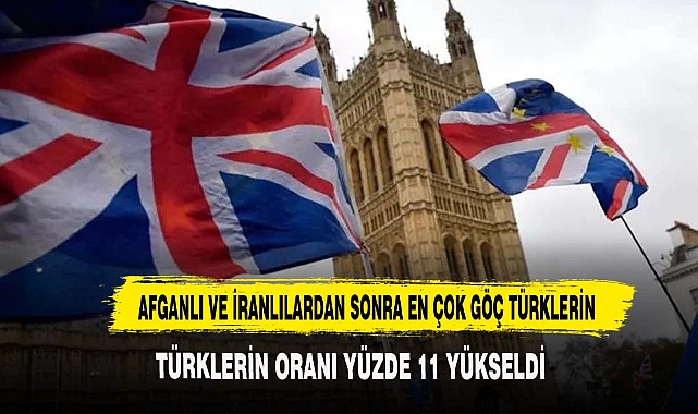 Afgan ve İranlı'lardan sonra İngiltere'ye en çok kaçak göç yapan Türkler oldu