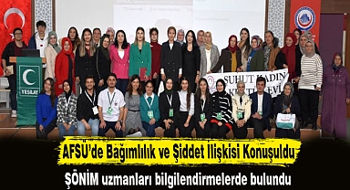 AFSÜ’de Bağımlılık ve Şiddet İlişkisi Konuşuldu