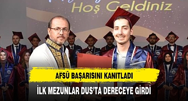 AFSÜ DUS'TA BAŞARISINI KANITLADI