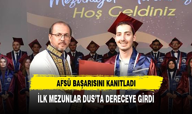 AFSÜ DUS'TA BAŞARISINI KANITLADI