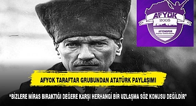 AFYOK GRUBUNDAN SÜPER KUPA FİNALİ PAYLAŞIMI