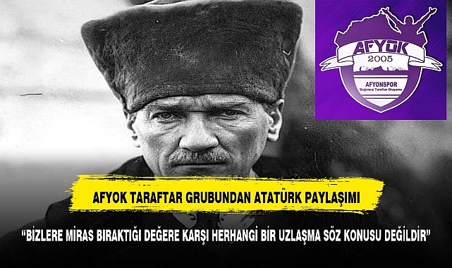 AFYOK GRUBUNDAN  SÜPER KUPA FİNALİ PAYLAŞIMI