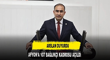 AFYON'A 107 SAĞLIKÇI KADROSU AÇILDI