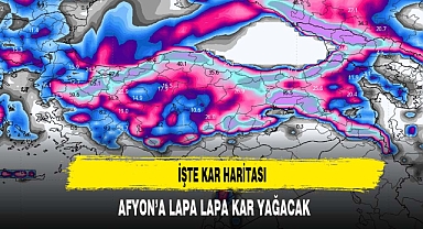 AFYON'A LAPA LAPA KAR YAĞACAK