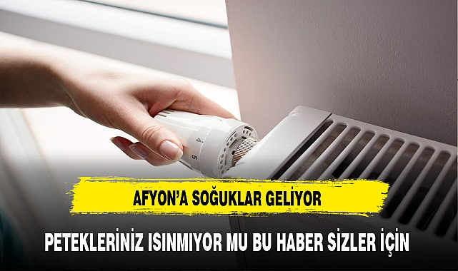 Afyon'a Soğuklar Geliyor. Petekleriniz Isınmıyor Mu Bu Haber Sizler İçin